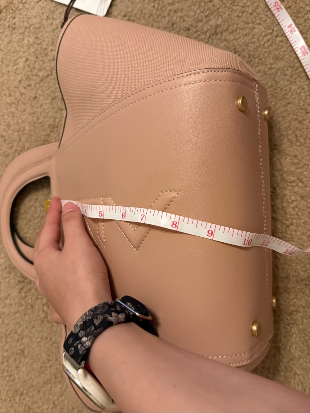 Alviero Martini pink leather handbag - Picture 11 of 13